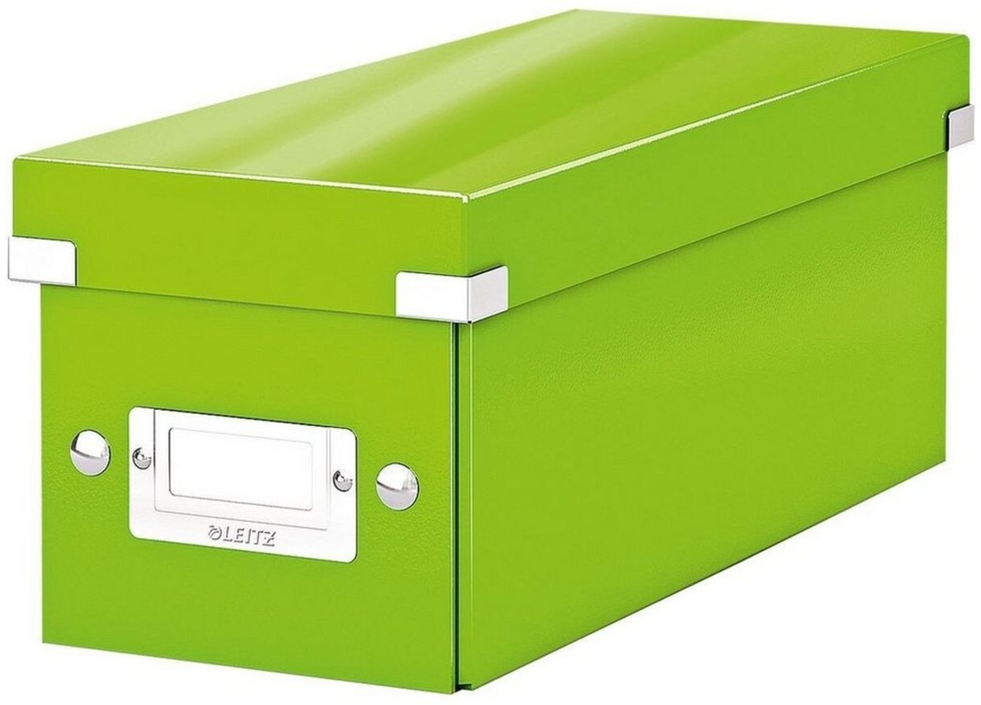 Leitz Ablagebox Click & Store Wow CD Graukarton grün Bild 1