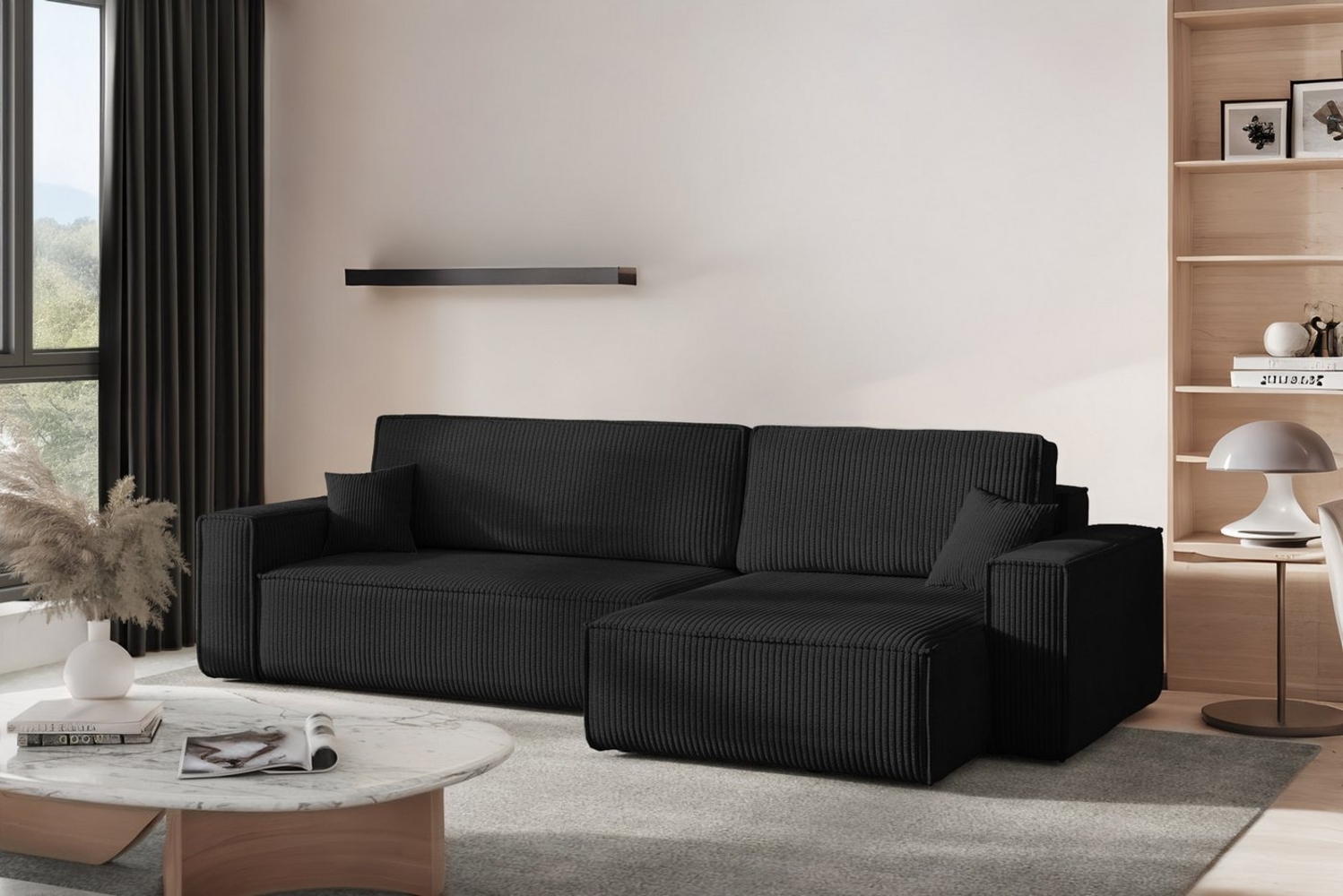 Kaiser Möbel Ecksofa mit schlaffunktion und bettkasten, Eckcouch BEST XL stoff Poso, Mit Bettfunktion und Bettzeugfach Bild 1