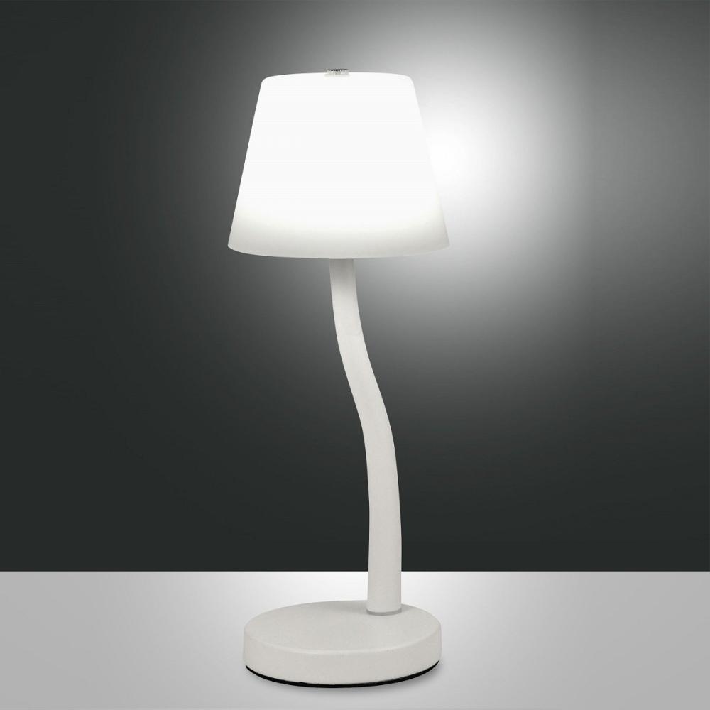 Fabas Luce 3703-30-102 Tischleuchte Ibla weiss dimmbar Bild 1