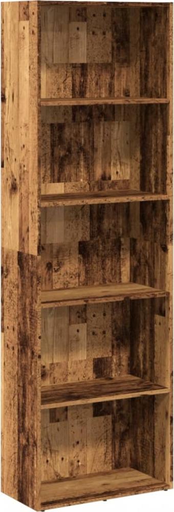 vidaXL Bücherregal Altholz-Optik 60x30x189 cm Holzwerkstoff 857924 Bild 1