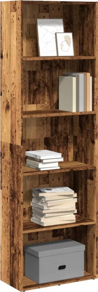 vidaXL Bücherregal Altholz-Optik 60x30x189 cm Holzwerkstoff 857924 Bild 1