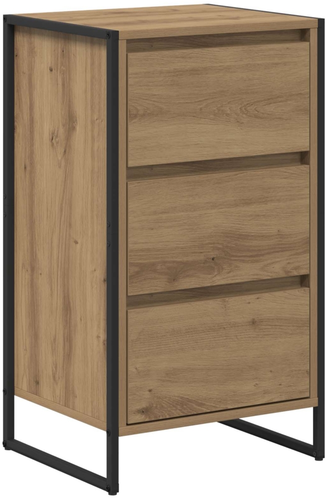 vidaXL Sideboard Kunsthandwerk Eiche 42 x 36 x 75,5 cm Holzwerkstoff 886551 Bild 1