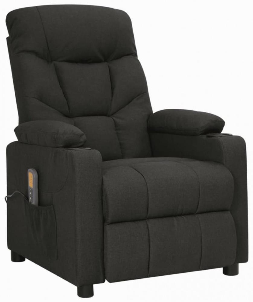 vidaXL Massagesessel Schwarz Stoff [339094] Bild 1