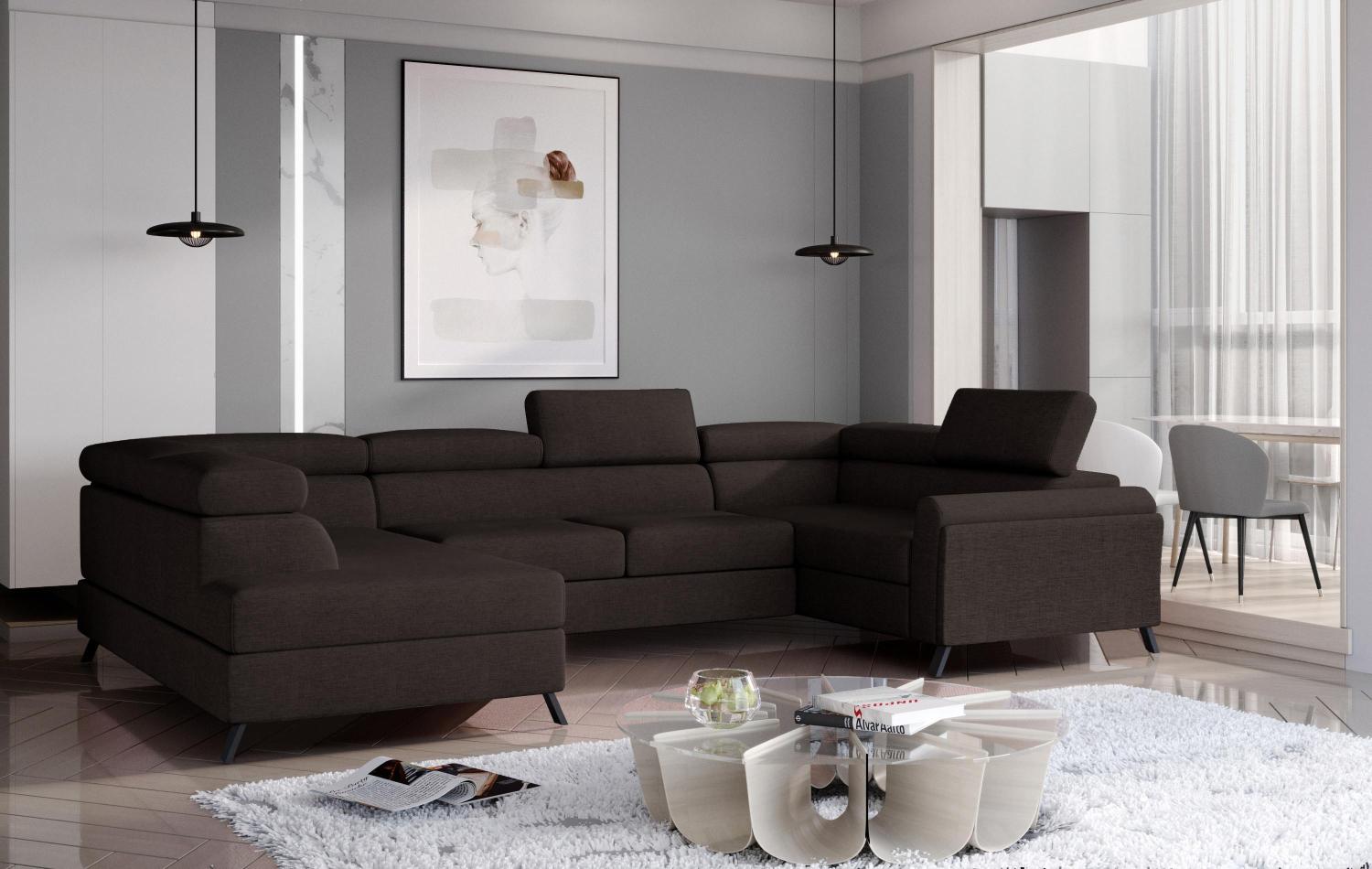 Wohnideebilder Escada Braun Ecksofas & Eckcouches Esc_19 Bild 1