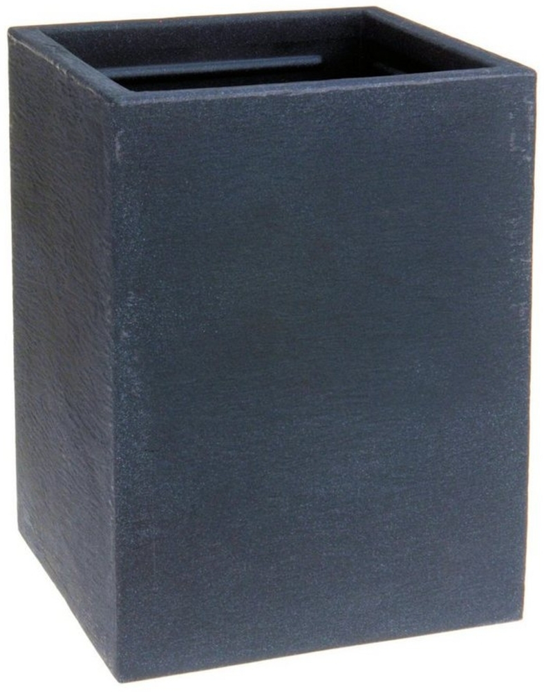 Spetebo Übertopf Kunststoff Übertopf eckig anthrazit - 40x30 cm Bild 1