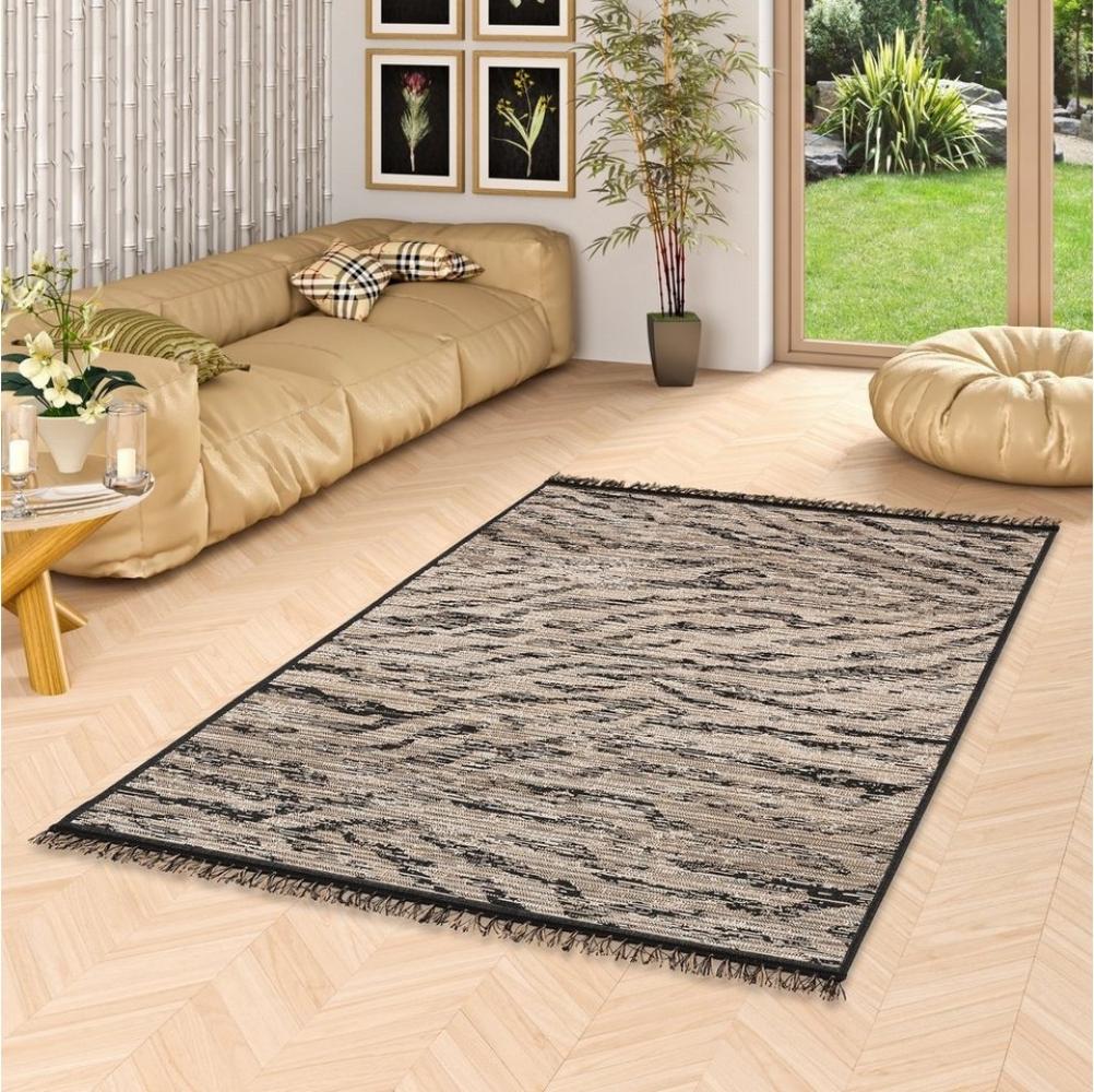 Pergamon Designteppich Jute Natur Style Teppich Origin Animal Print, Rechteckig, Höhe: 4 mm Bild 1