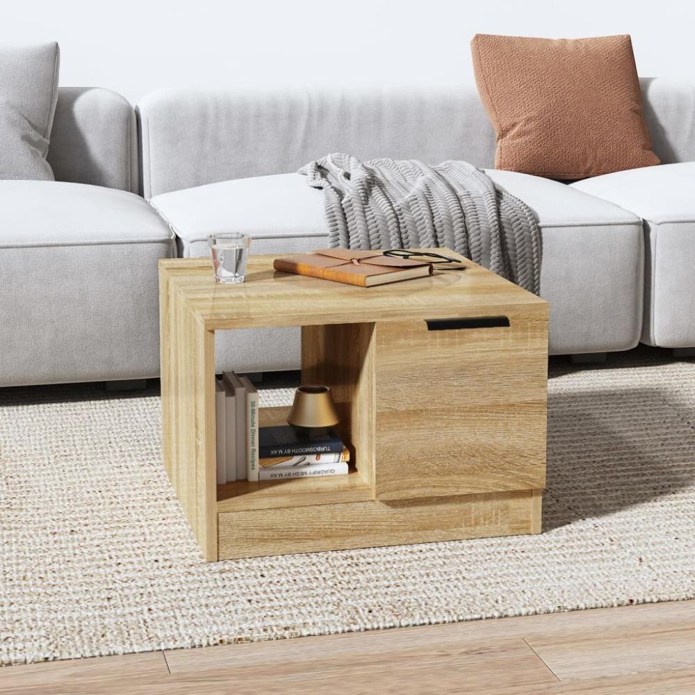 vidaXL Couchtisch Sonoma-Eiche 50x50x36 cm Holzwerkstoff 811343 Bild 1