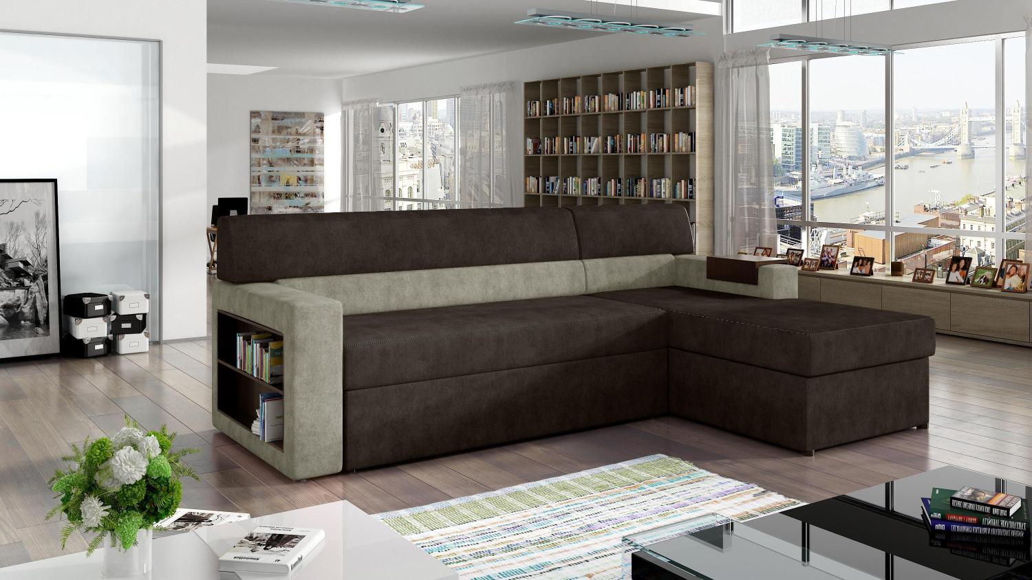 Wohnideebilder Rico Beige Ecksofas & Eckcouches R34 Bild 1