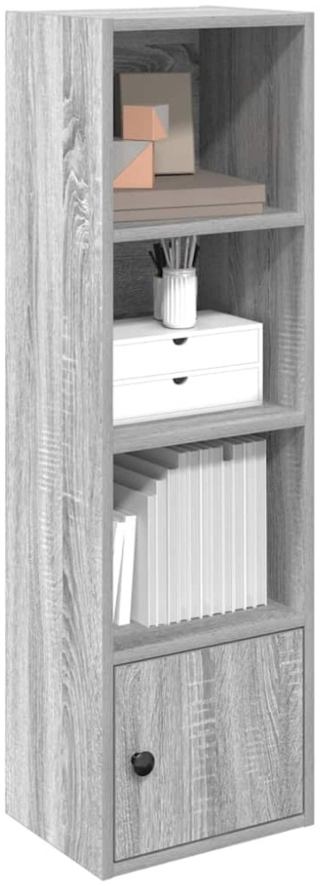 vidaXL Bücherregal Grau Sonoma 31x24x102 cm Holzwerkstoff Bild 1