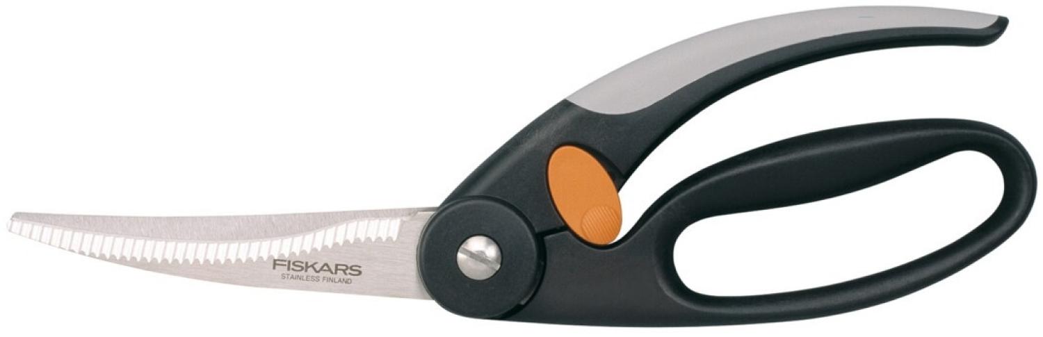 Fiskars Functional Form Geflügelschere, Geflügel Schere, Küchenschere, Küchenhelfer, Edelstahl, 25 cm, 1003033 Bild 1