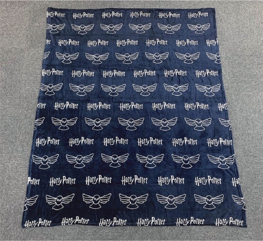 Harry Potter Decke – Wohndecke 130x170 cm für Kinderzimmer und mehr Bild 1