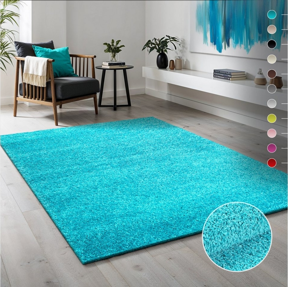Sanat Hochflor-Läufer LOCA, rechteckig, Höhe: 30 mm, Wohnzimmer, Langflor, Shaggy, Schlafzimmer Bild 1