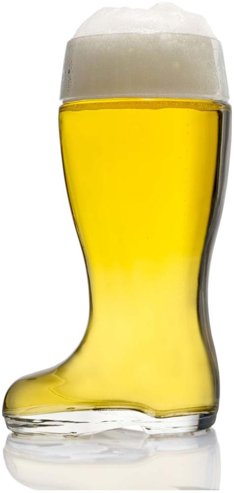 Stölzle Oberglas Stiefel Bierglas 1,0 l Bild 1