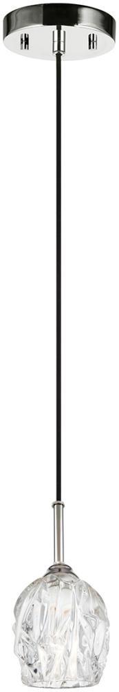 Elstead Lighting Hängeleuchte Rubin, Glas, poliertes Nickel, 1 Lampe Bild 1