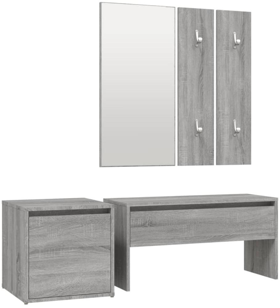 Flurmöbel-Set Grau Sonoma Holzwerkstoff [3120195] Bild 1
