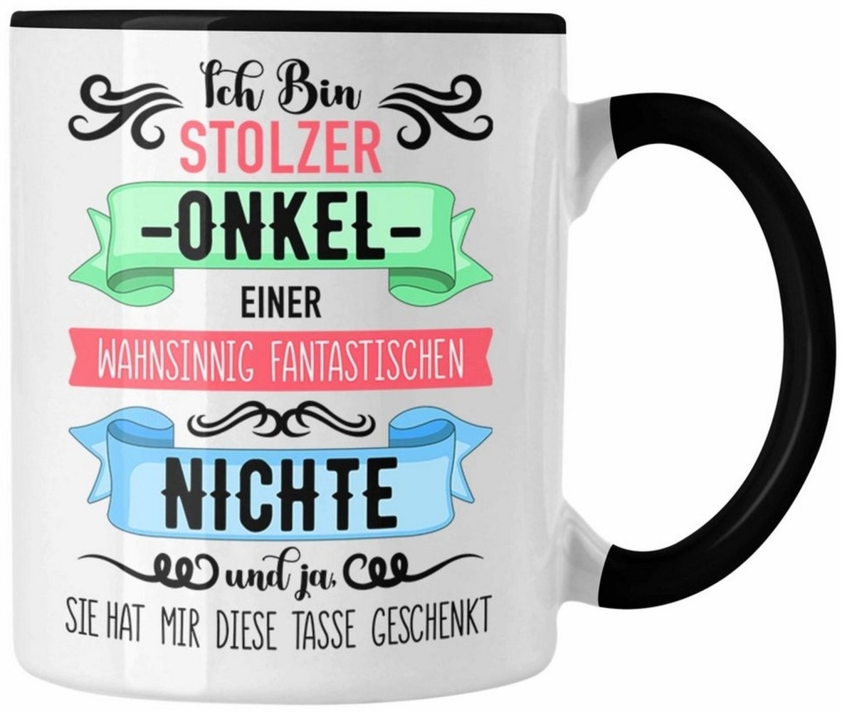 Trendation Tasse Trendation - Onkel Geschenk von Nichte Lustige Tasse Spruch Geschenke Bild 1