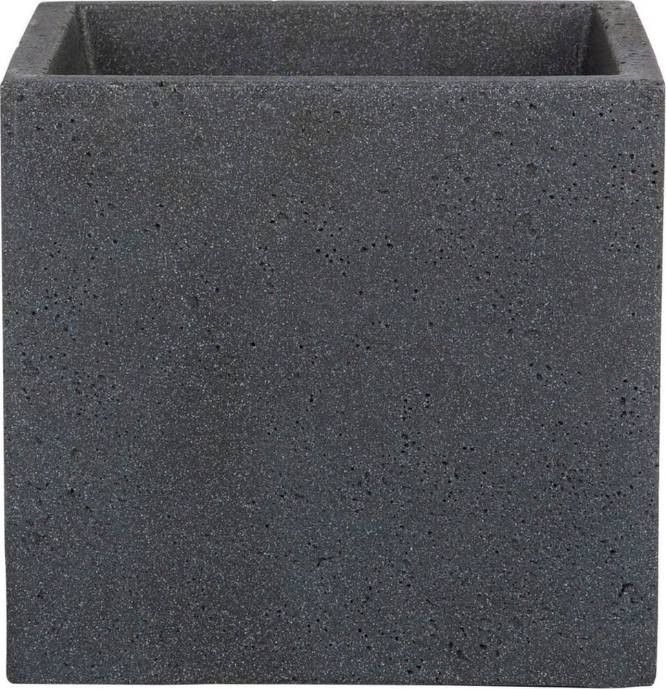 Scheurich C-Cube Pflanzgefäß Stony Black 40 cm, Höhe 33 cm Bild 1