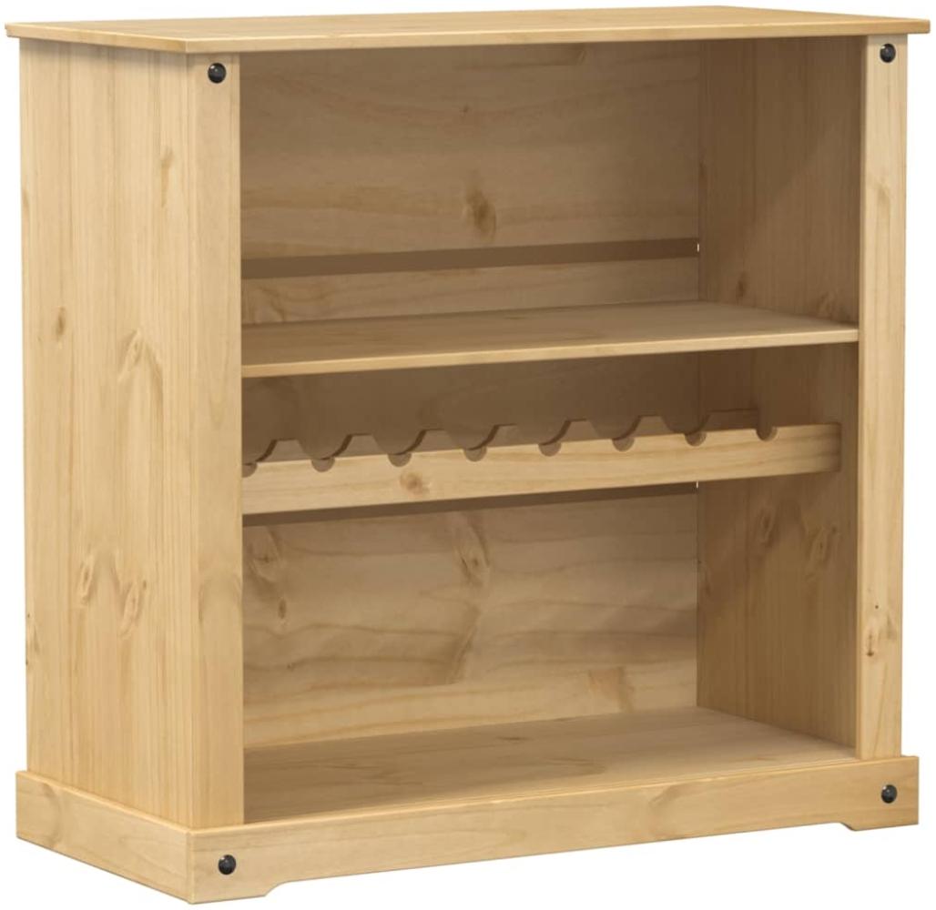 vidaXL Weinschrank Corona 107,5x51x105,5 cm Massivholz Kiefer 4002790 Bild 1