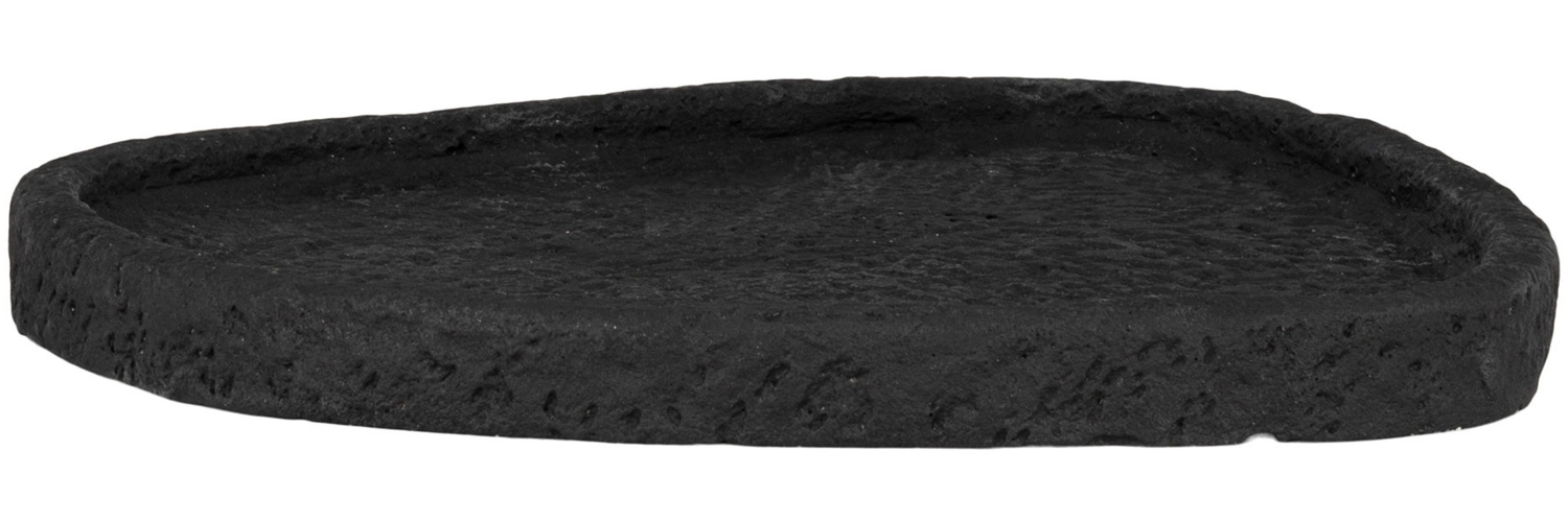 Tablett, Zement, schwarz, 26,5 x 26 x 2 cm Bild 1