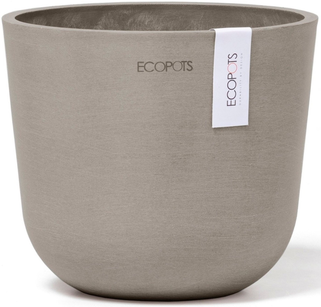 ECOPOTS Blumentopf Oslo Mini 16 Taupe, für den Innenbereich Bild 1