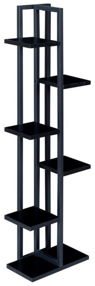 Pflanzregal Tohmajärvi Metall 120x34x21cm Schwarz [en. casa] Bild 1