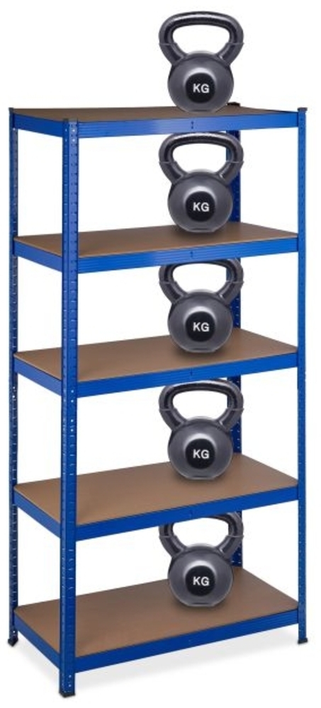 2 x Schwerlastregal blau Bild 1