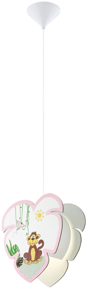 Kinder Hängelampe mit Affen Motiv für das Spielzimmer LOUIE Bild 1