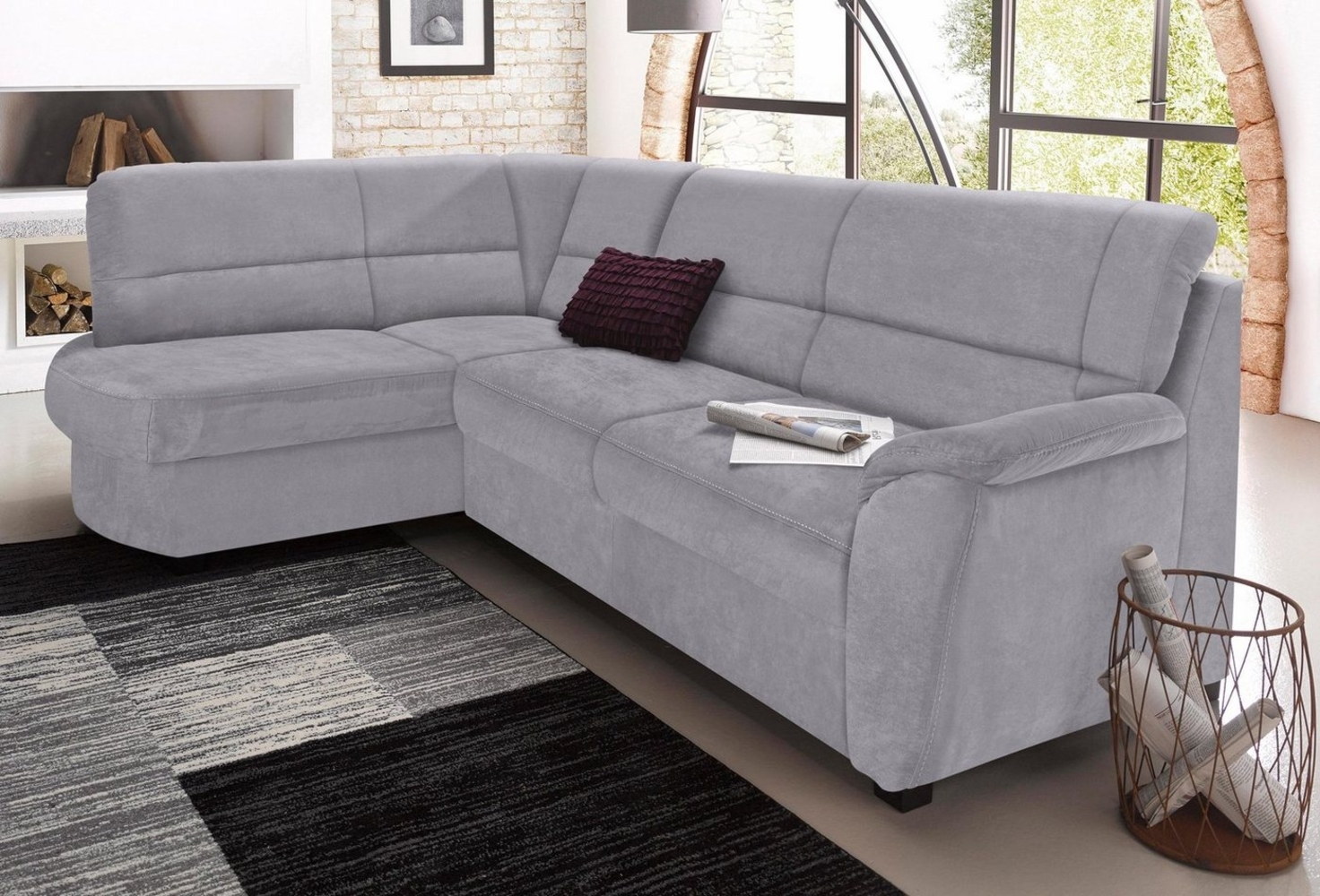 sit&more Ecksofa Pandora L-Form, wahlweise mit Bettfunktion und Bettkasten Bild 1