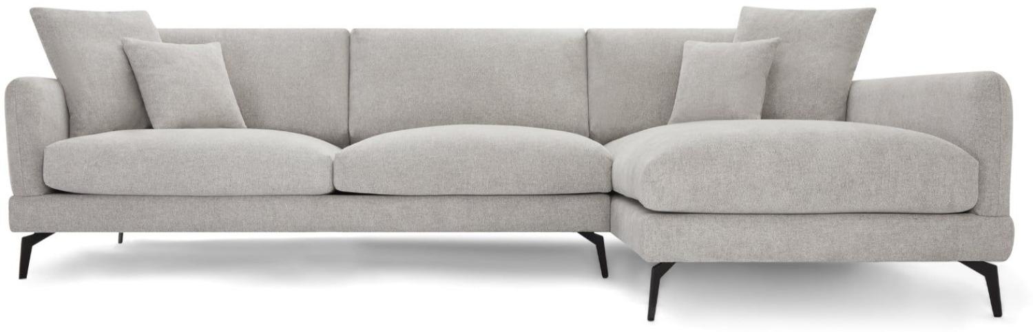 3-Sitzer Ecksofa Rechts Maggie Grau Bild 1