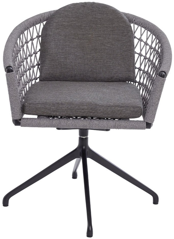 Gartenstuhl Riverton, Rope, Grau, 64 x 78 x 61 cm Bild 1