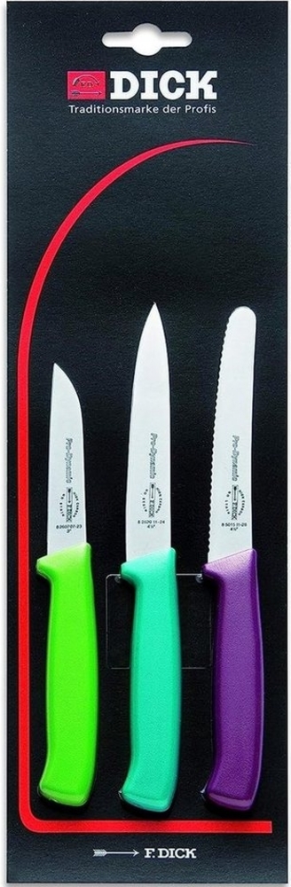 Küchenmesser-Set bunt Pro Dynamic 3tlg Küchenmesser Messer Küchen Haushalt Bild 1