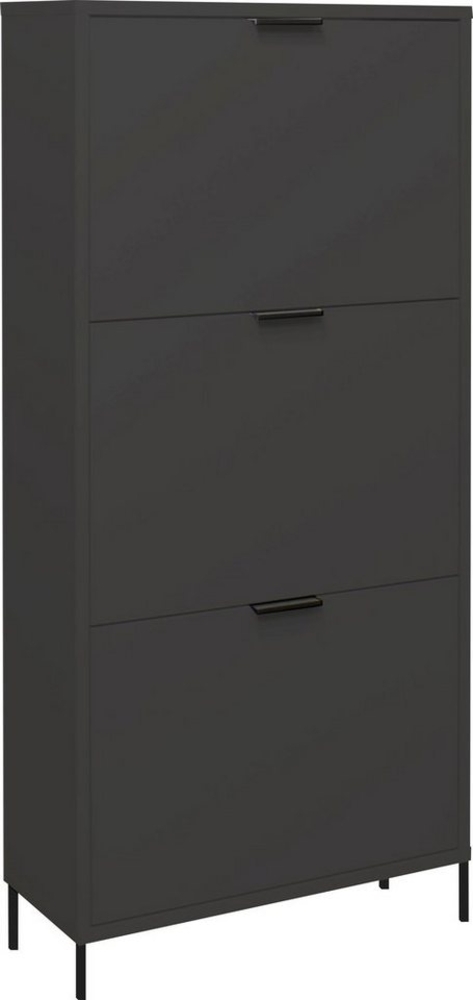 Mäusbacher Schuhschrank Bonnie Breite 61 cm mit 3 Klappen und Quadratgestell Bild 1