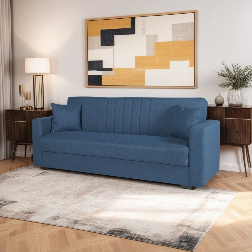 Pointhome Sofa 3-Sitzer Bettfunktion und Bettkasten Sofas für Wohnzimmer Bild 1