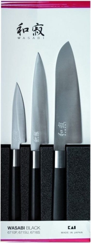 KAI Messer-Set Wasabi Japan Messerset mit Santoku (3-tlg) Bild 1