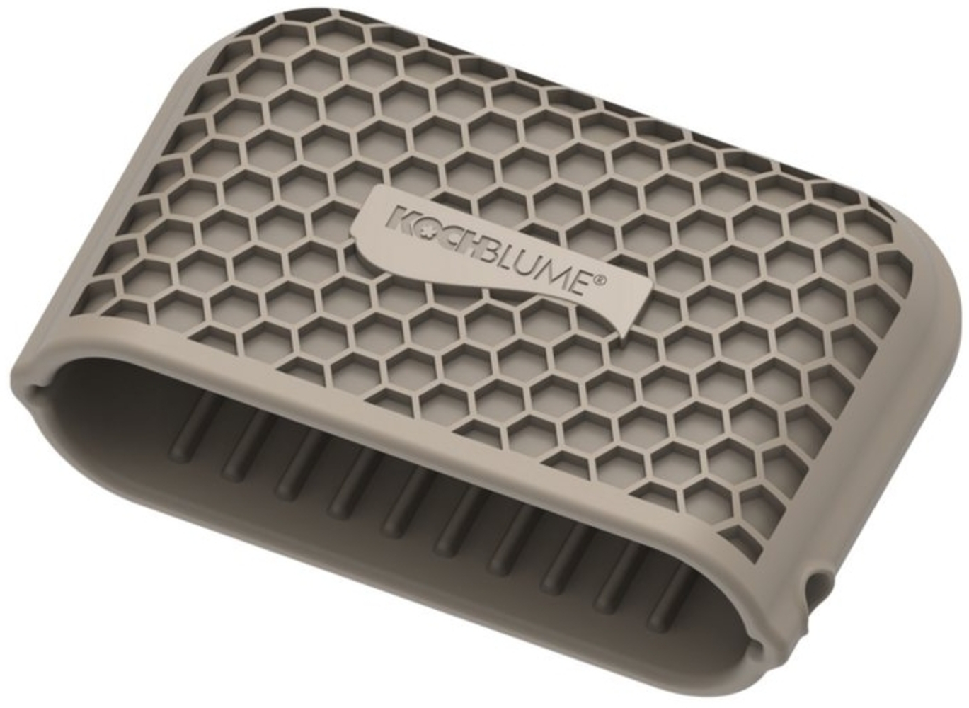 Kochblume Topfhandschuhe Griffschutz 2er Set Taupe Bild 1