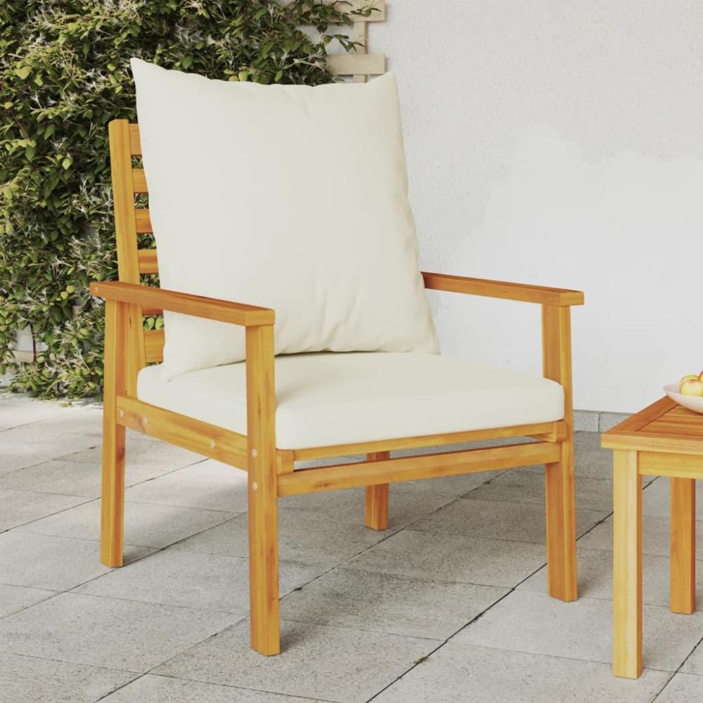 vidaXL Gartensessel 2 Stk. mit Kissen Massivholz Akazie 366375 Bild 1