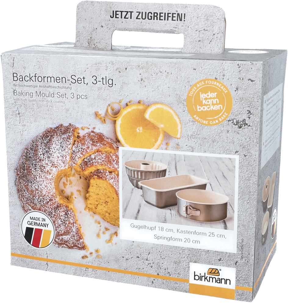 Backformen-Set 3tlg. EASY BAKING Bild 1