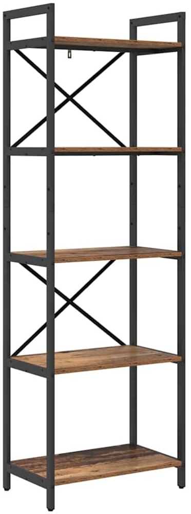 vidaXL Bücherregal Altholz 56 x 34 x 171 cm Holzwerkstoff 883866 Bild 1