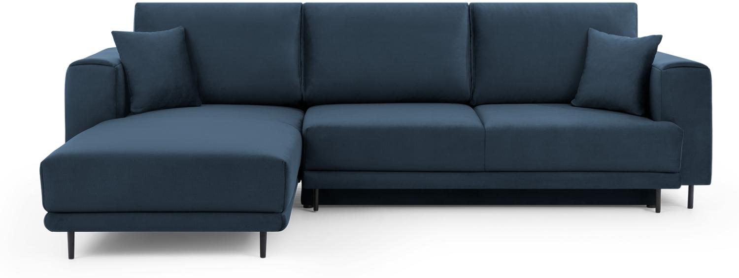 ELTAP 'Dalia' Ecksofa, Dunkelblau, 95 x 190 x 289 cm, Links Bild 1