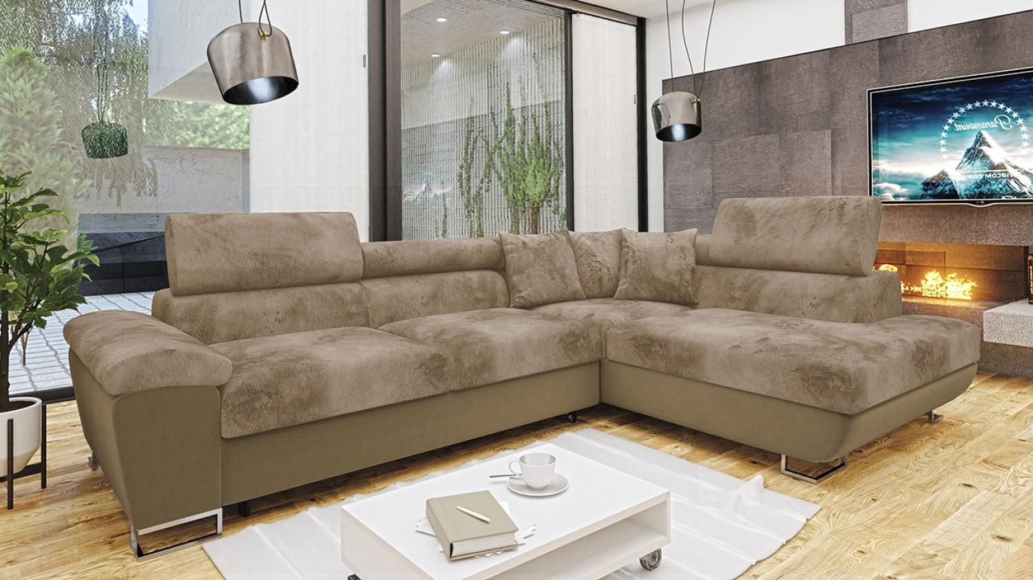 Ecksofa Cotere Premium, Seite: Rechts, Farbe: Otusso 02 + Sorriso 5 + Sorriso 5 Bild 1