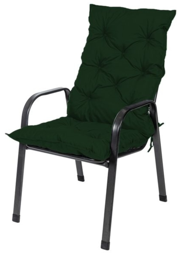 TexDeko Hochlehnerauflage TexDeko Garden - Gartenstuhl Auflage Sitzkissen schmutzabweisend, (1 St), Maße: 120x50x8cm, Wasser-, & Schmutzabweisend Bild 1