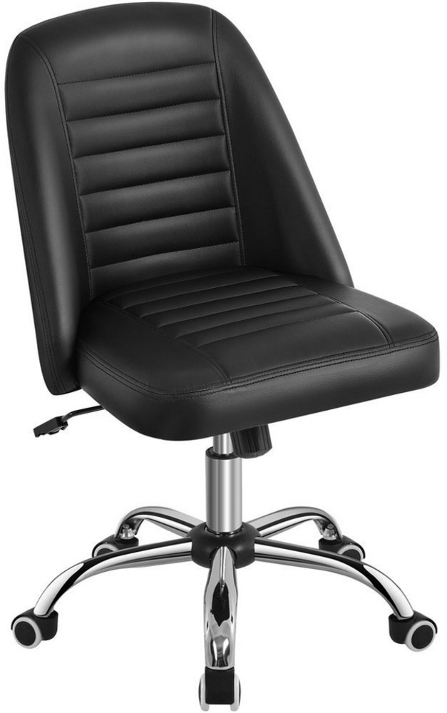 Yaheetech Bürostuhl, Schreibtischstuhl Gepolstert Kunstleder Drehstuhl mit Rollen Bild 1