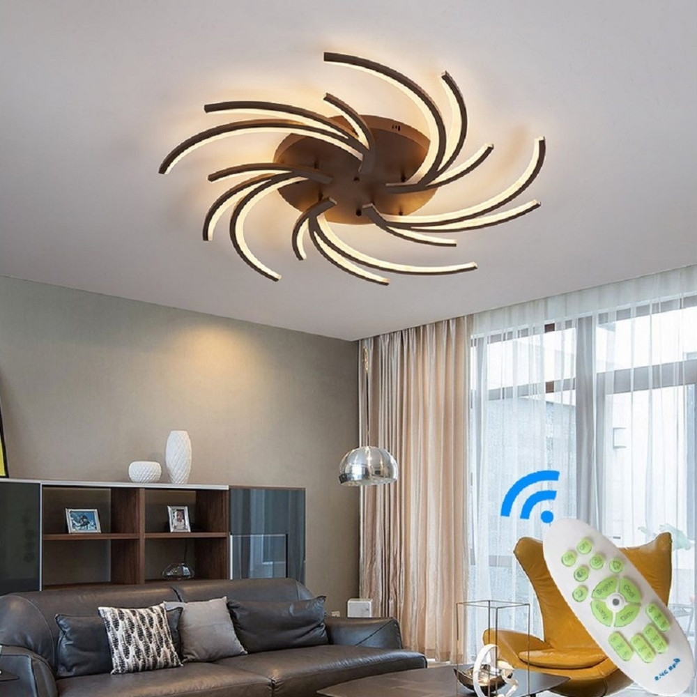 Eurotondisplay LED Deckenleuchte LED Deckenleuchte 2042 Fernbedienung Lichtfarbe einstellbar dimmbar, LED fest integriert, Warmweiß bis Kaltweiß, Mit Fernbedienung Lichtfarbe und Helligkeit einstellbar Bild 1