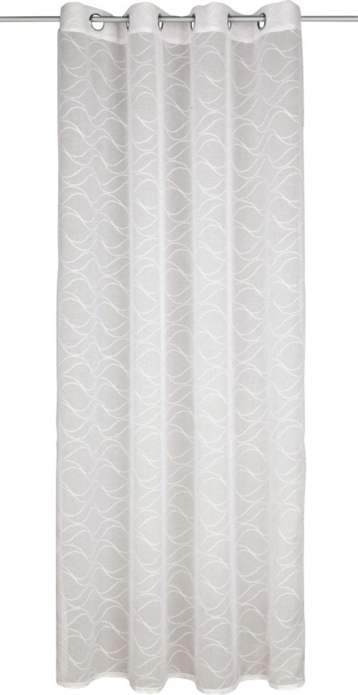 Neusser Collection Ösenschal Erik weiß-silber, 135 x 245 cm Bild 1