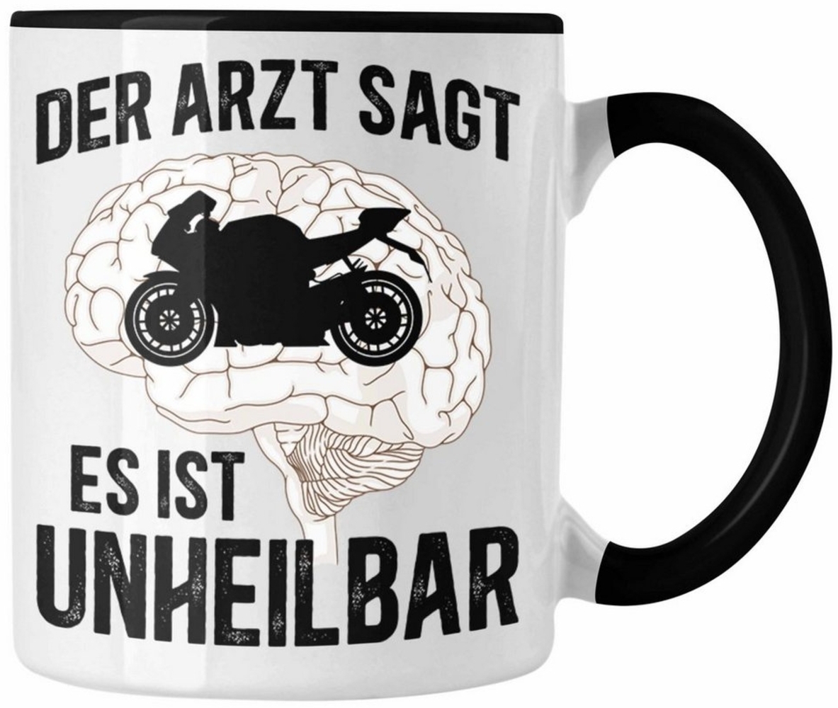 Trendation Tasse Trendation - Motorradfahrer Geschenk Männer Motorrad Tasse mit Spruch Bild 1