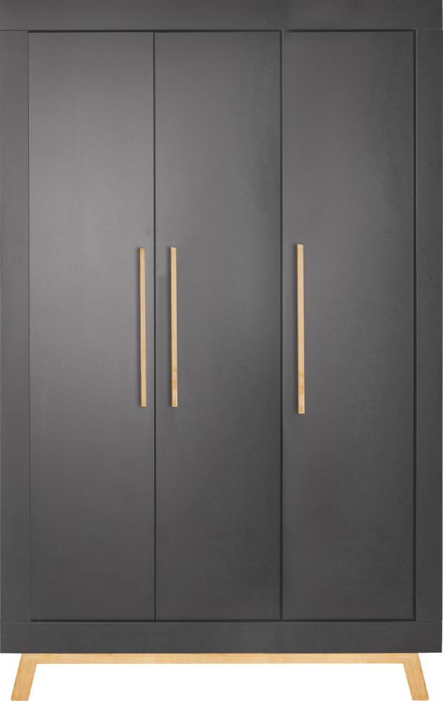 Schardt Miami Black Nature Schrank 3 Türen 194x154x53 cm Bild 1