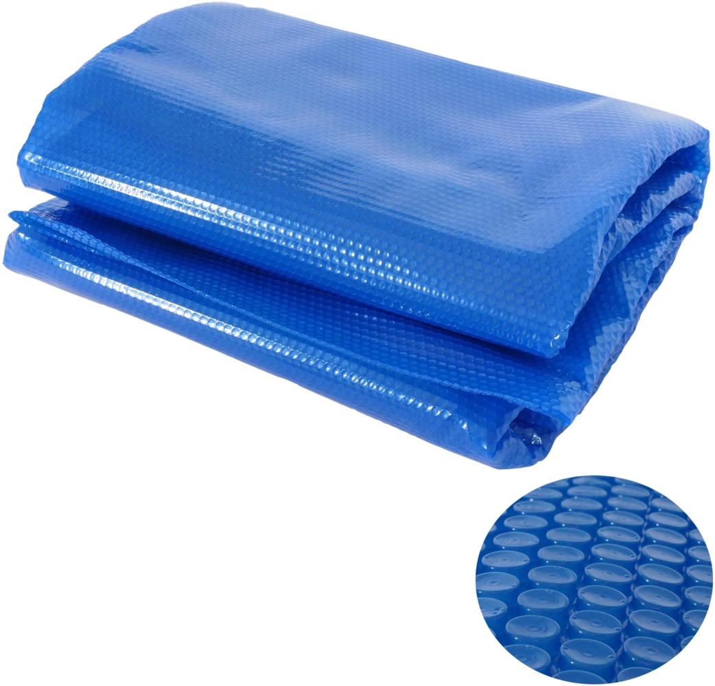 Pool-Abdeckung Wärmeplane Abdeckplane Solarplane Solarabdeckung, Stärke: 400 µm ~ rund 5,48m blau Bild 1
