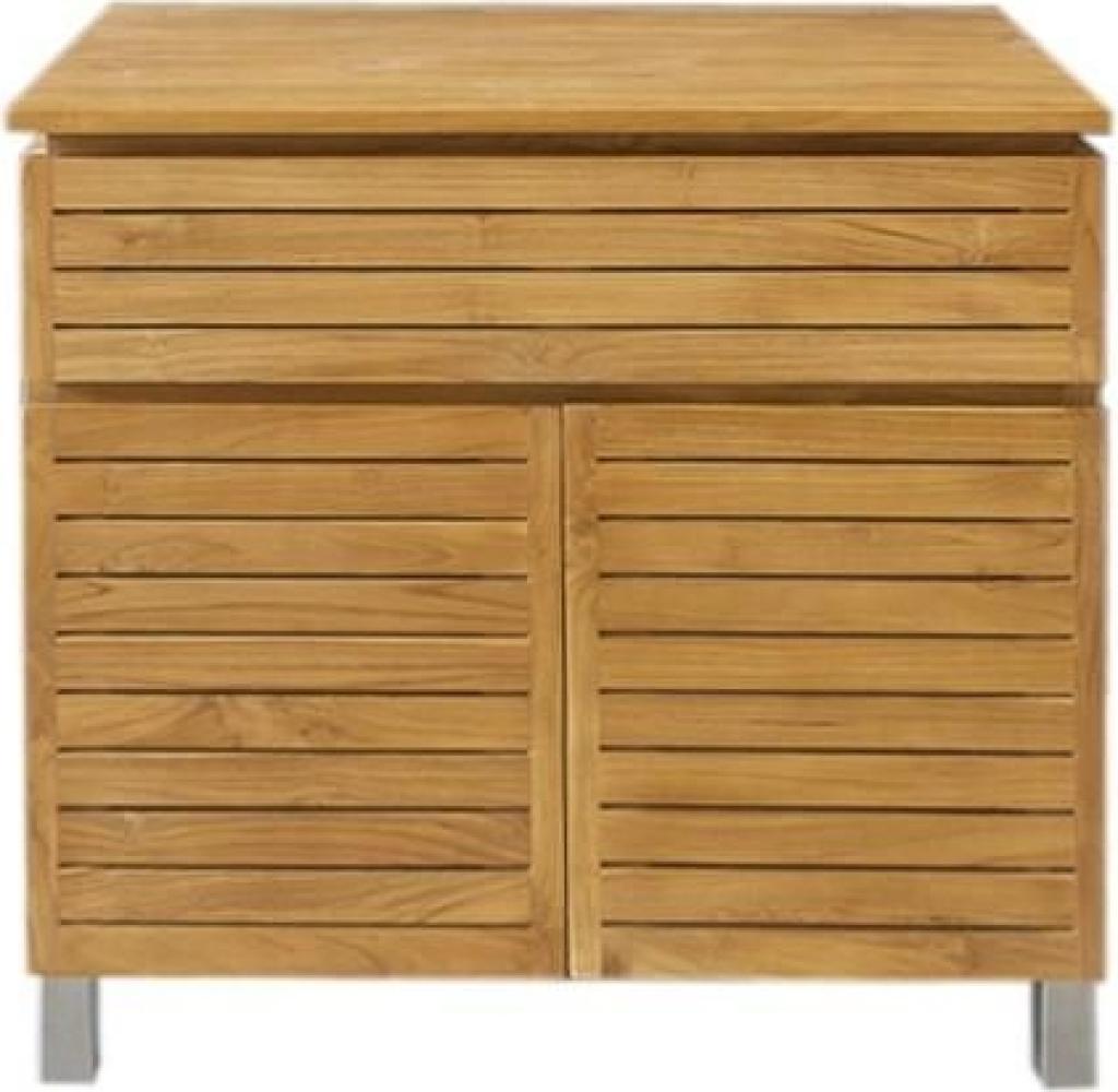 Badunterschrank Antonia aus Teak Massivholz - Breite vom Unterschrank: 80 cm + 350,- € Bild 1