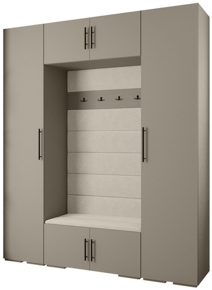 ABIKS MÖBEL Kompaktgarderobe INOVA 3 SATZ 13 Möbelset, Garderobe mit Kleiderstange und Regalen Bild 1