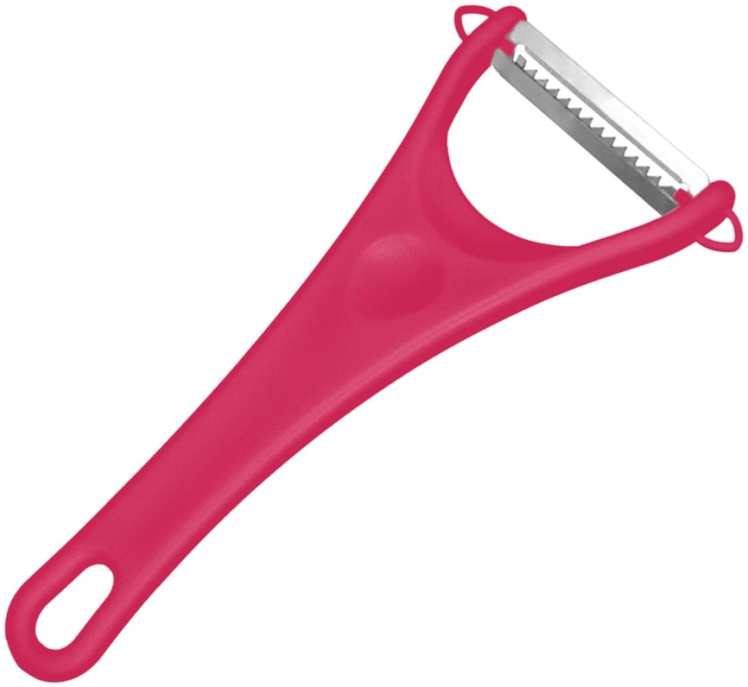 METALTEX CHROMOTHERAPY Julienne Sparschäler 15 cm - Cherry - Rot Bild 1